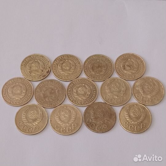 Монеты СССР 2 копейки. с 1936 по 1956г