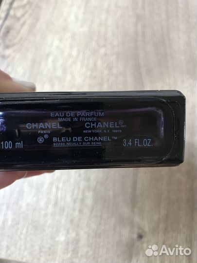 Парфюмерная вода Bleu de Chanel 100 мл тестер