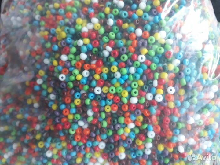 Бисер СССР Ассорти Новый 1 кг