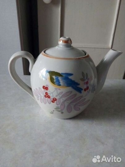 Чайный сервиз СССР и два заварочныйх чайника