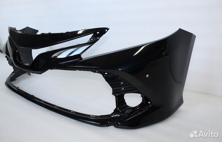 Camry 70 Передний бампер для 2.0 черный без дефект