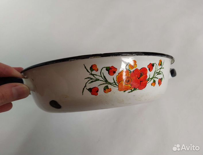 Друшлаг эмалированный Маки СССР