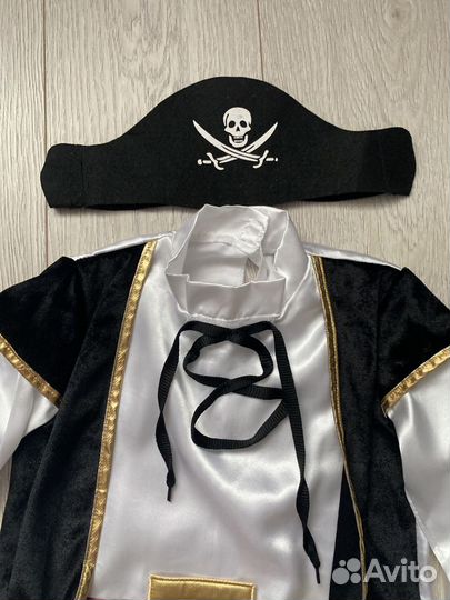 Новогодний костюм Пирата для мальчика 110