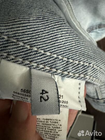 Джинсовая куртка женская Trussardi