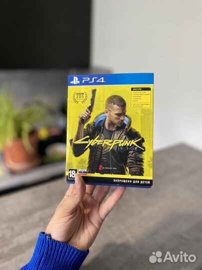 Диски на ps4 Cyberpunk с полным комплектом