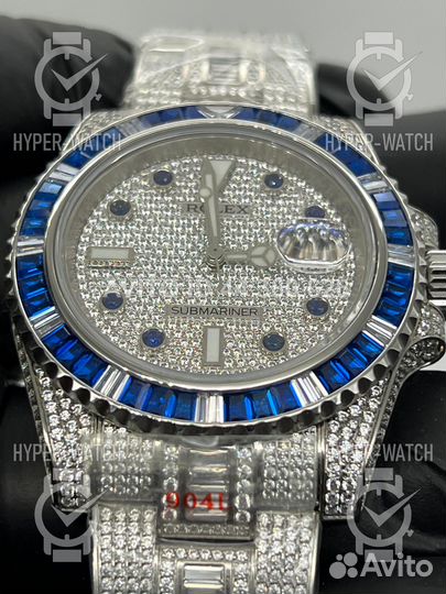 Часы Rolex Submariner 40mm Diamond Blue Steel