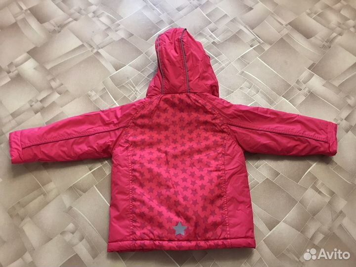 Деми курточка на девочку 104р 3-в-1