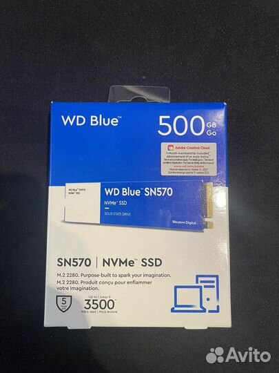 Ssd WD blue 500gb m2 nvme