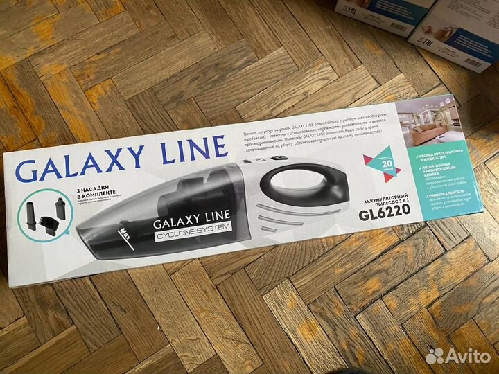 Аккумуляторный пылесос galaxy line GL6220