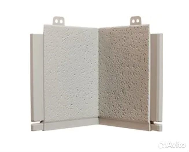 Угол добора для откоса, цвет Белый