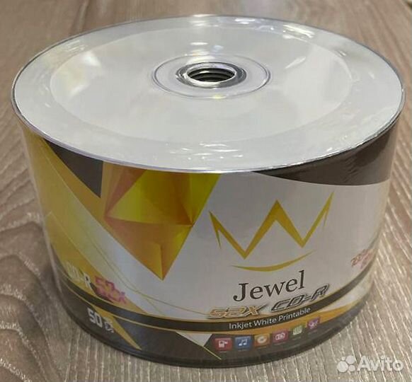 Диск CD-R Print, 700Mb (Jewel), 50 штук