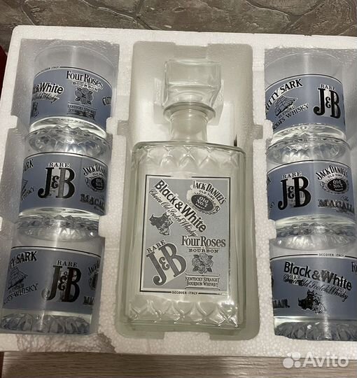 Набор стаканов с графином Jack Daniels новые