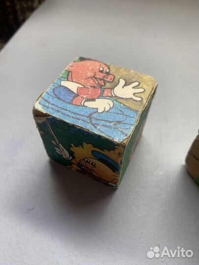 Кубики СССР деревянные фев 1985