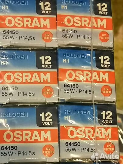 Лампочки Osram H1, h4 H3