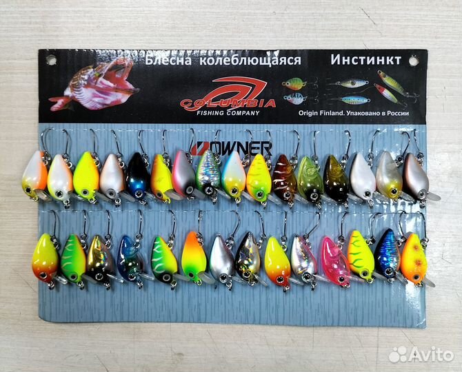 Фореливые воблера 1,7 грамма