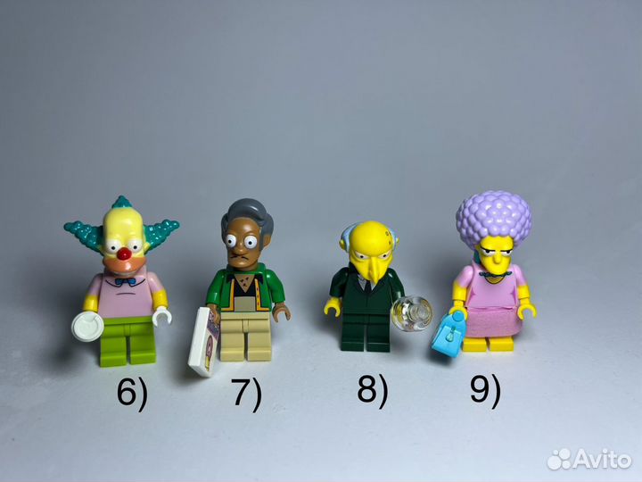 Лего минифигурки lego minifigures The Simpsons