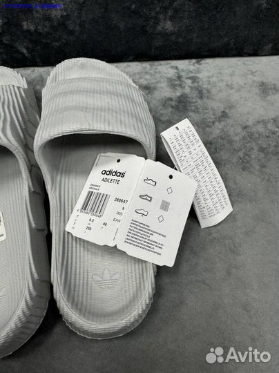 Тапки Adidas adilette 22 серые