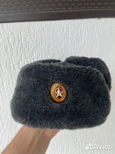 Мужская шапка ушанка уставная нового образца