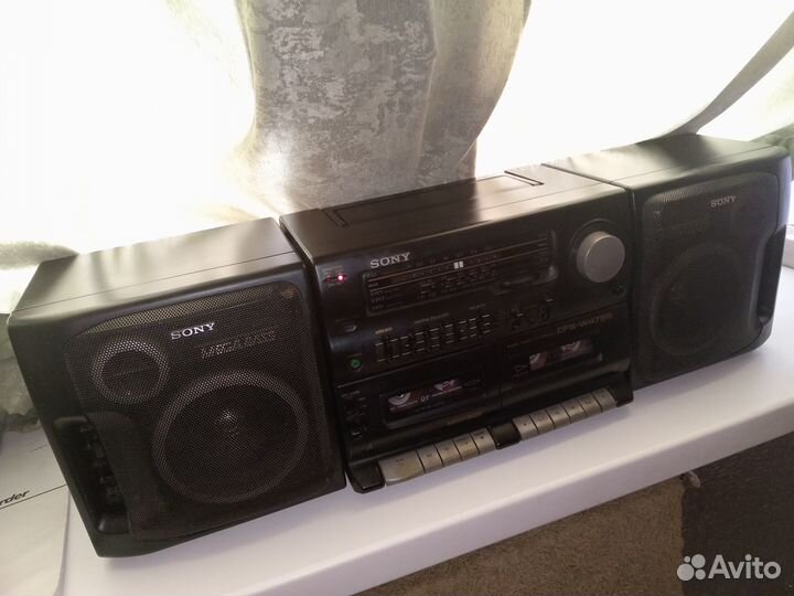 Магнитофон sony cfs-w475s