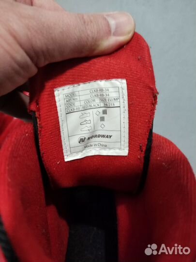 Коньки раздвижные размер 34-37