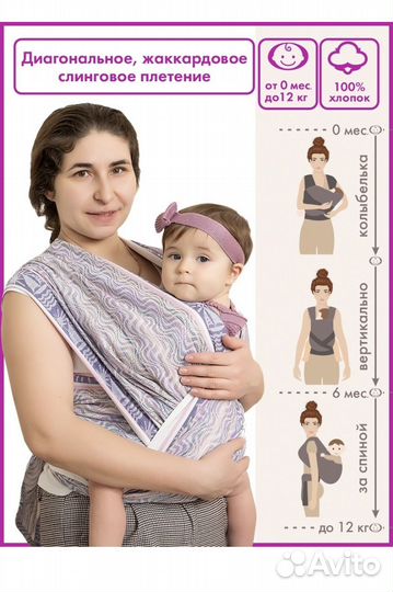 Слинг для новорожденных