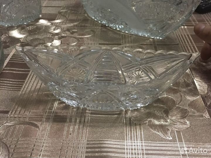 Ваза для фруктов, селедочница,конфетница СССР, хру