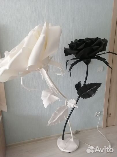 Светильник роза из изолона