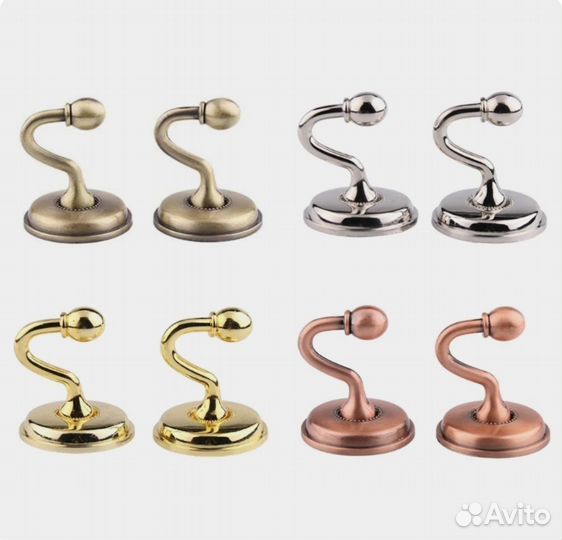 Настенный держатель, крючки для штор