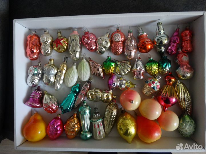 Елочные игрушки СССР