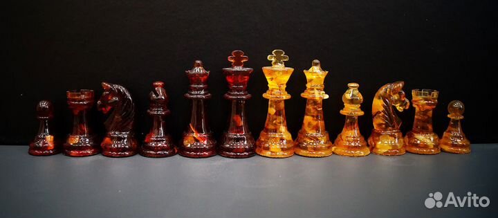 Янтарь. Янтарные Шахматные Фигуры 