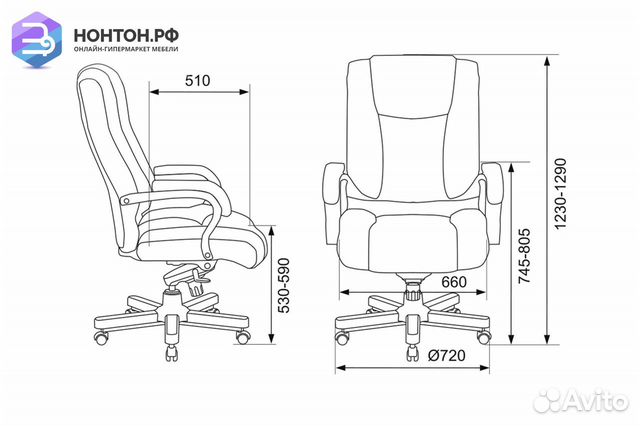 Кресло руководителя Бюрократ T-9925walnut светло-к