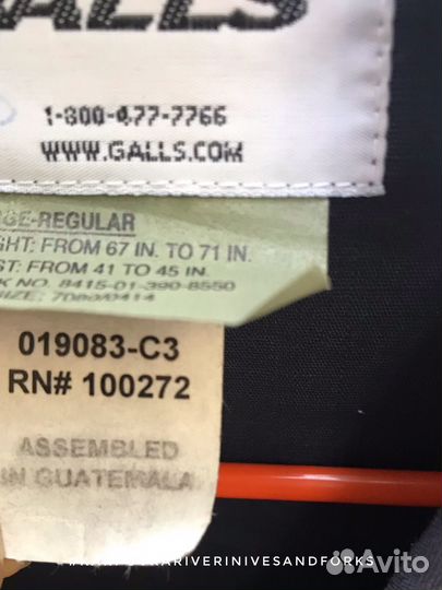 Китель / рубашка BDU Shirt, Dark Navy, L, Galls