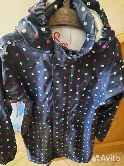 Плащ-дождевик для девочки 128