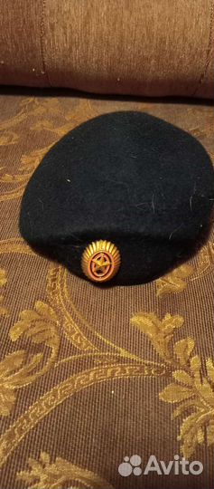 Берет военный синий