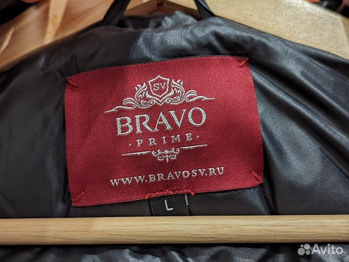 Пуховик зимний 46-48 Bravo Premium натуральный мех