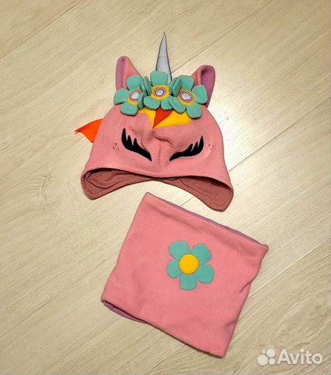 Комплект шапка и снуд