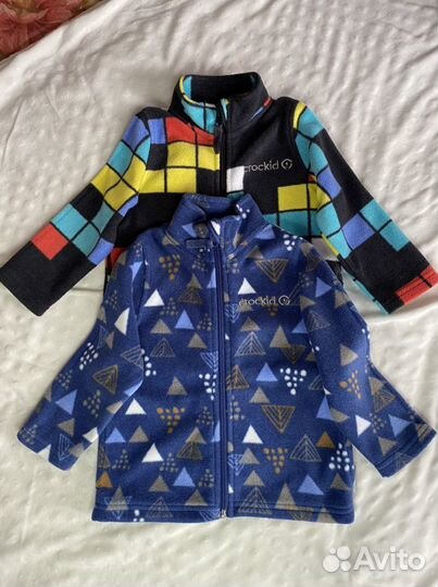 Толстовки флисовые Crockid, рост 92