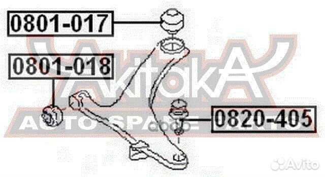 Сайлентблок рычага подвески задний перед