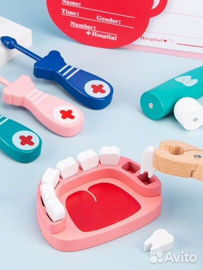 Набор игрушек стоматолог доктор новый