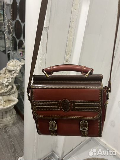 Сумка винтаж натуральная