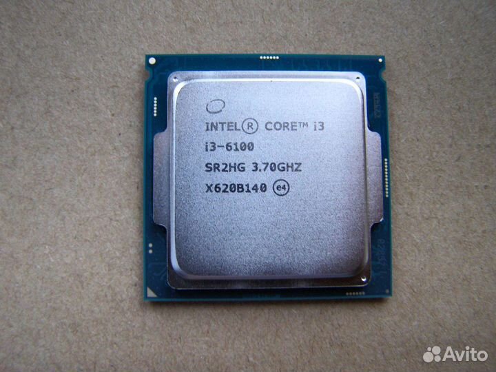 Процессор Intel core i3 6100 LGA1151
