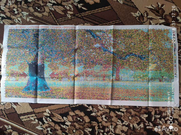 Сакура схема вышивки