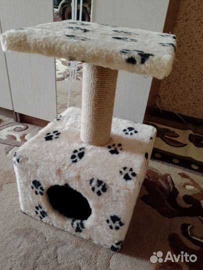 Когтеточка домик для кошки