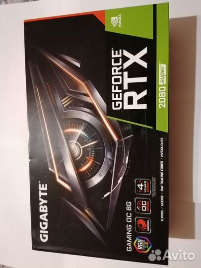 Видеокарта geforce RTX 2080 super