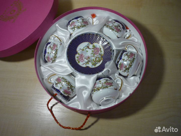 Кофейный сервиз фарфор новый Yamasen Япония 6 перс