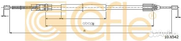 Трос тормоза 10.6542 Cofle