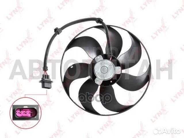 Вентилятор радиатора audi A3 1.6-1.8 96-03, skoda