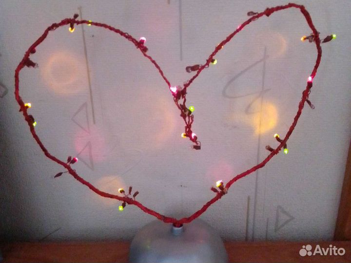 Гирлянда, свет декор, батарейк