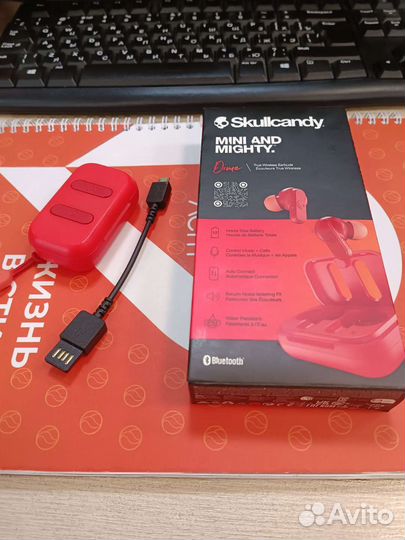 Наушники Skullcandy Dime (Red)