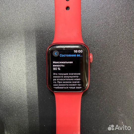 Часы Apple watch 6 40 mm Product Red